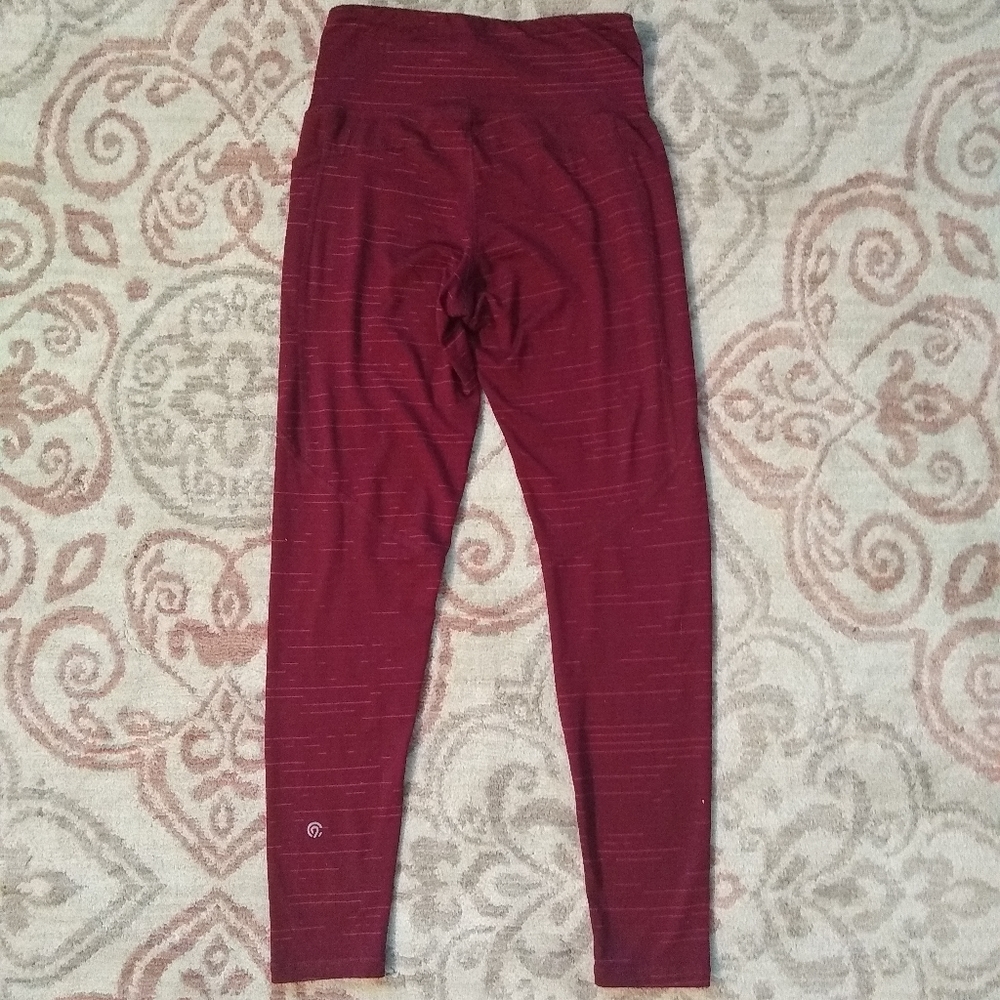 Burgundy Leggings
